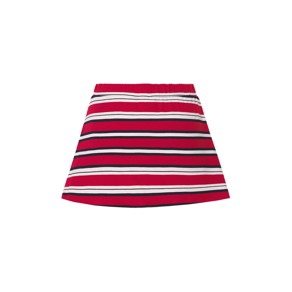 Falda de padel rayas marineras tricolor