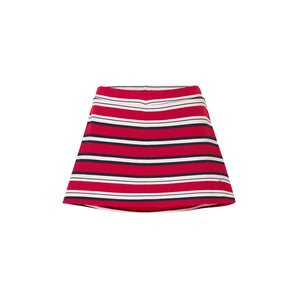 Falda de padel rayas marineras tricolor